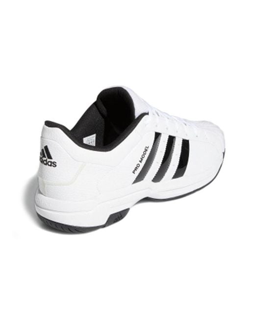 Adidas White Pro Model 2G Low for men