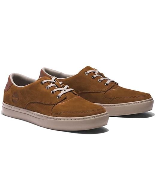 Timberland Brown Adventure 2.0 Oxford Shoes 'Rust Nubuck' for men