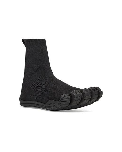 Balenciaga Black Flex Toe Sock Boots for men
