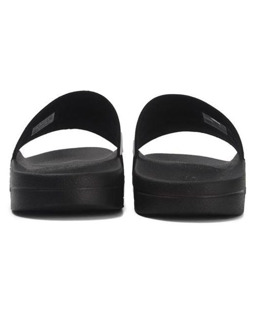Adidas Black Adilette Cf Slides 'Core' for men