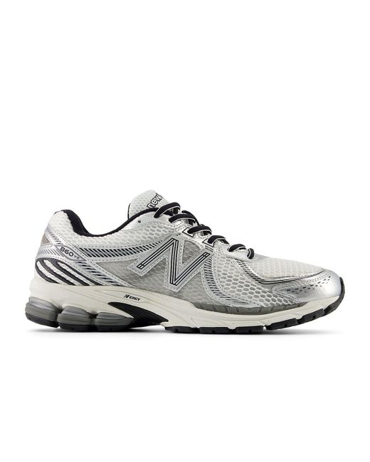 New Balance White 860 V2 'Optic' for men