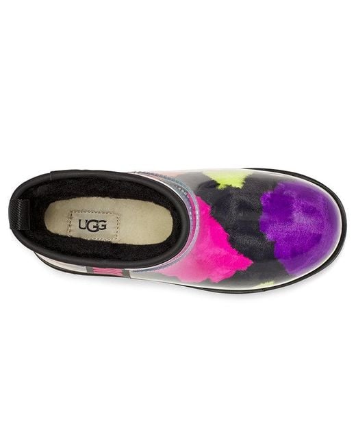 Ugg Purple (Wmns) Classic Clear Mini Party Spots Boot