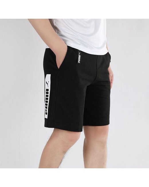 PUMA Black Nu-Tility Sports Shorts for men
