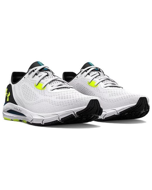 Under Armour White Hovr Sonic 5 High-Vis' for men