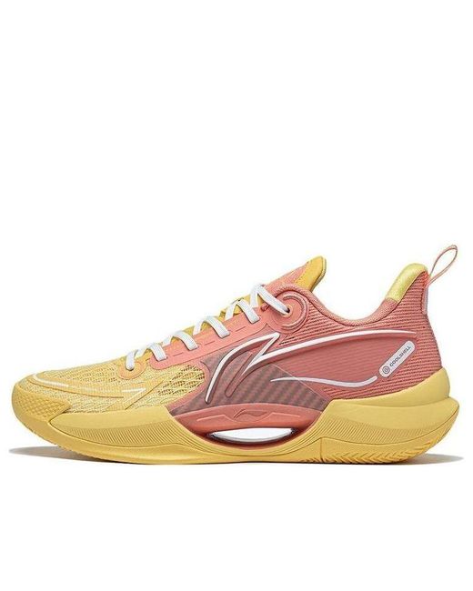 Li-ning Pink Superlight V2 Mango' for men