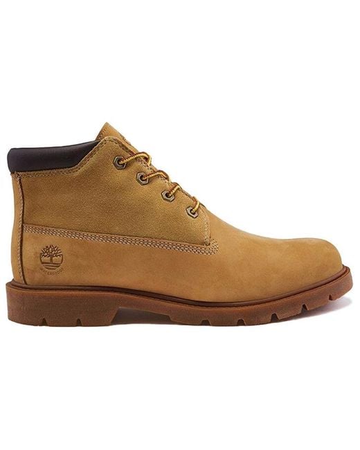 Timberland Brown Chukka Wide-Fit Boots 'Wheat' for men