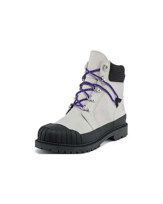 Timberland Black (Wmns) Heritage Rubber Toe 6 Inch Hiking Boot