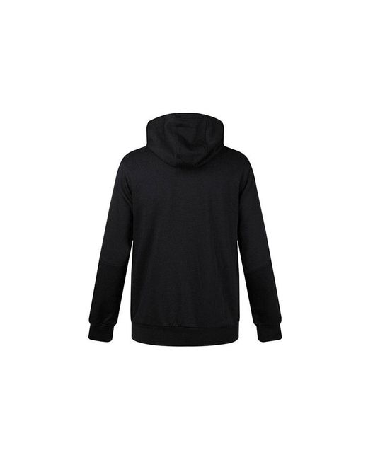 Adidas Black Originals Outline Fzh Flc Hooded Sports Zipper Jacket for men