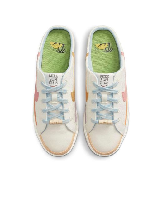 Nike Pink (Wmns) Court Legacy Mule 'Sail Light Madder Root'