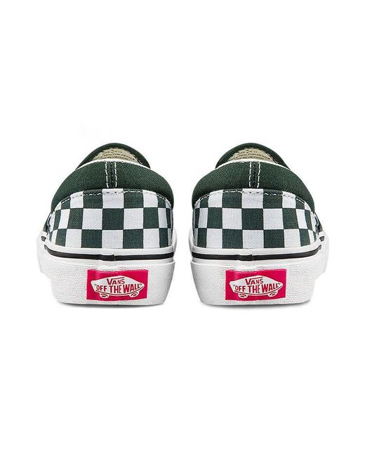 Vans Green Classic Slip-On Sneakers K for men