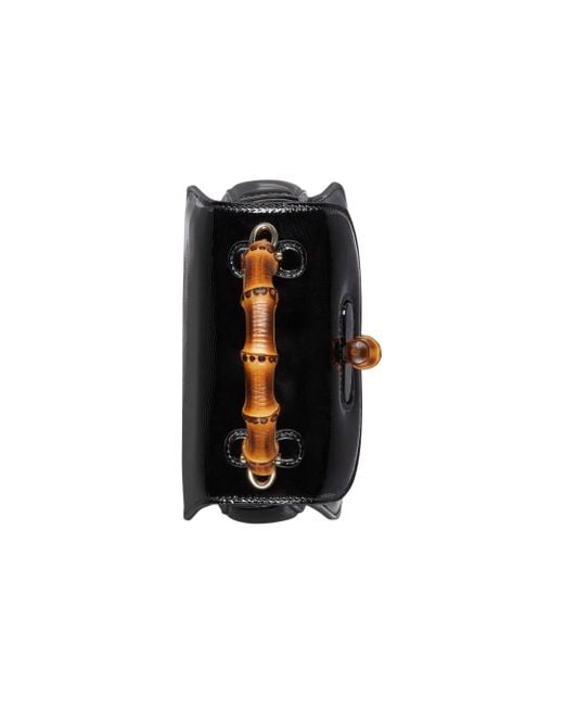 Gucci Black (Wmns) Bamboo 1947 Mini Top Handle Bag