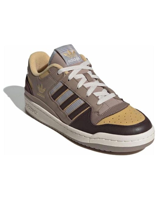 Adidas Brown Forum Low Cl 'Charcoal' for men