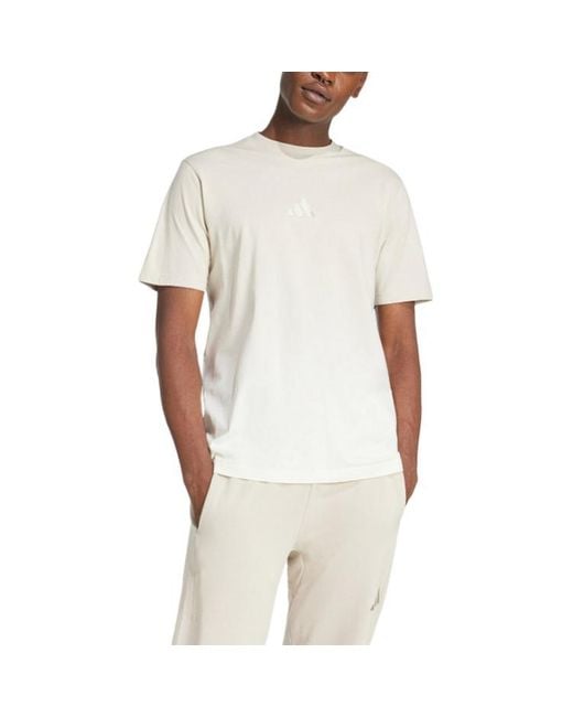 Adidas White All Szn Dip-Dye T-Shirt for men