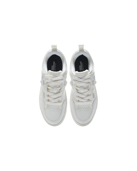 Li-ning White (Wmns) Ace Low 'Snow'