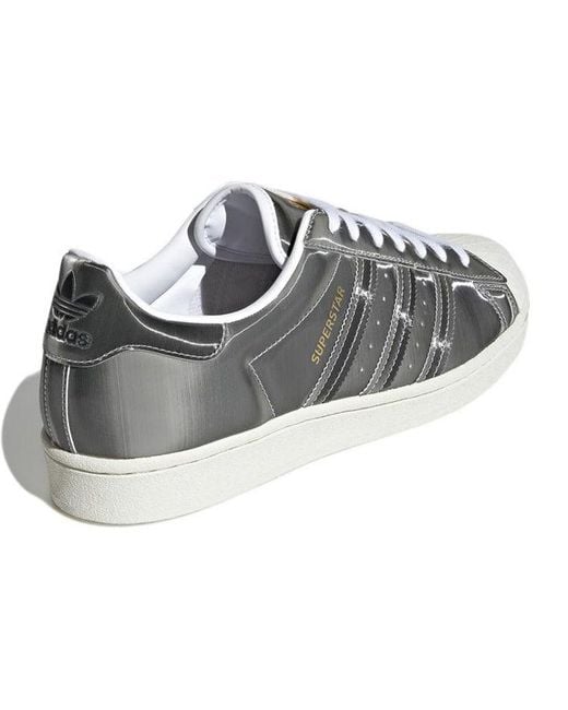 Adidas Gray Originals Superstar Shoes for men