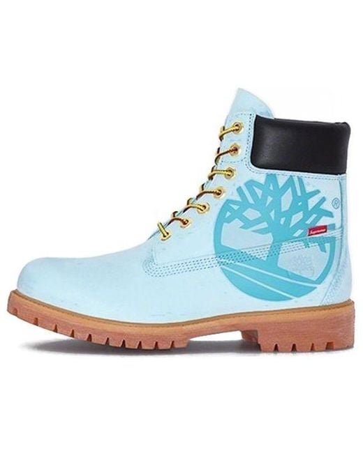 Timberland X Supreme 6 Inch Waterproof Boots With Logo' in Timberland X Supreme 6 Inch Waterproof Boots With Logo' in