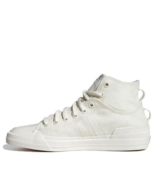 Adidas White Nizza Hi Dl for men
