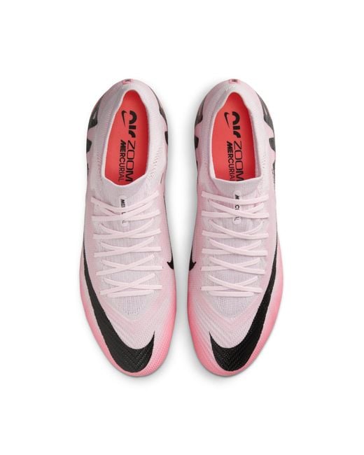 Nike Pink Zoom Mercurial Vapor 15 Pro Fg Foam' for men