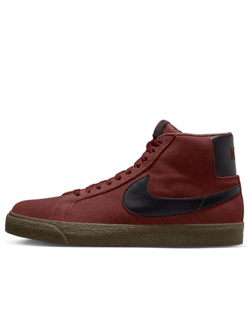 Nike Brown Zoom Blazer Mid Sb 'Oxen' for men