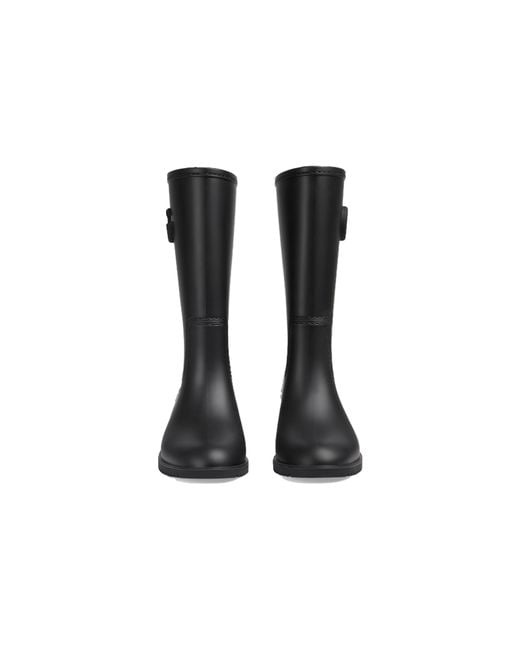Gucci Black Rubber Rain Boots