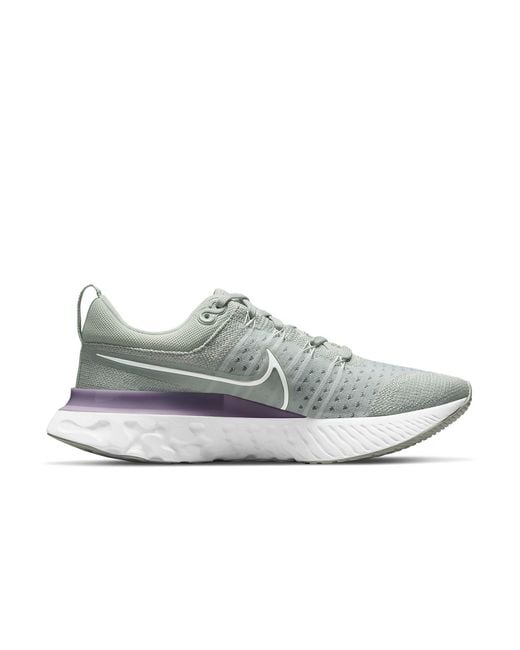 Nike White (Wmns) React Infinity Run Flyknit 2 'Light Lilac'