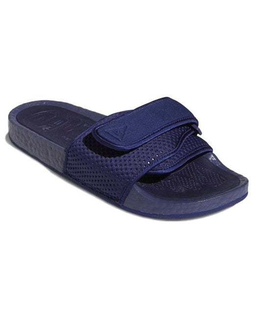 Adidas Blue X Pharrell Boost Slides 'Night Sky'