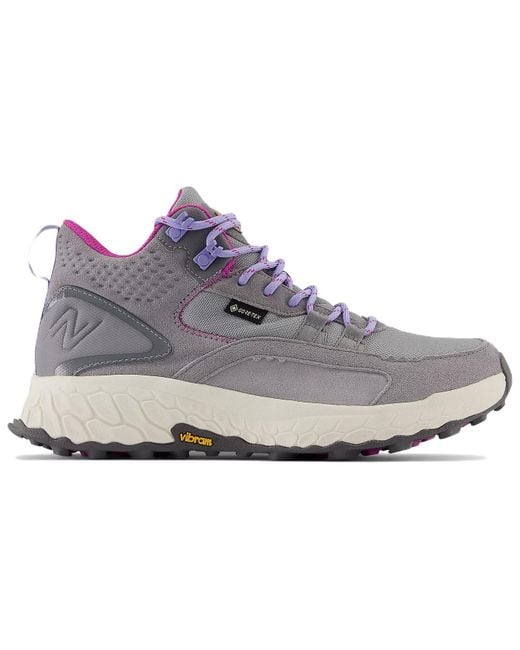 New Balance Gray (Wmns) Fresh Foam X Hierro Mid Gore-Tex Shoes