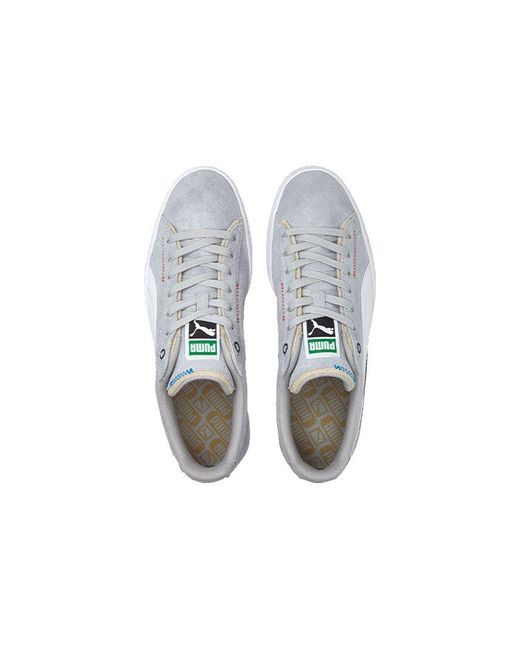 PUMA White Suede 'Displaced for men