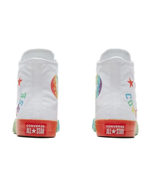 Converse Blue Chuck Taylor All Star Hi Smiley Multi Sneaker for men