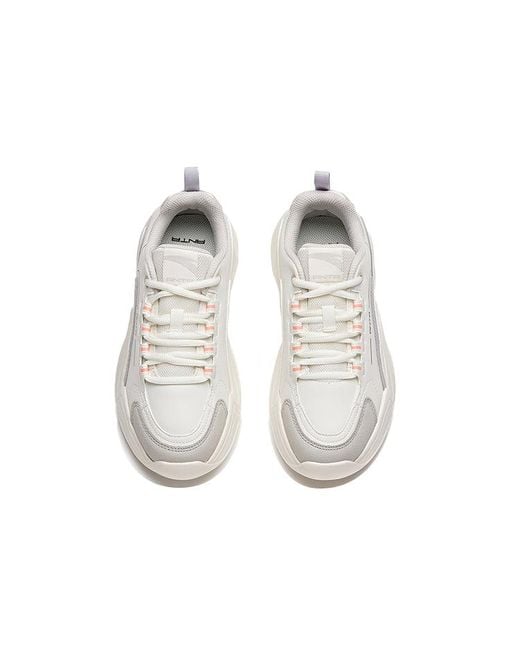 Anta White (Wmns) Life Series Sneakers