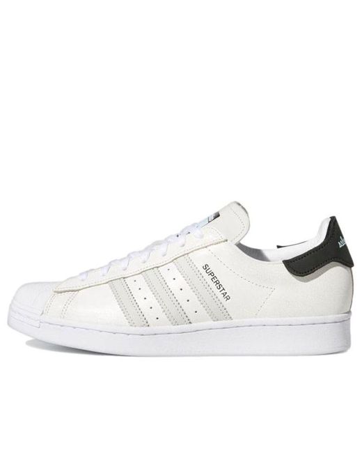 Adidas White Originals Superstar Shoes for men