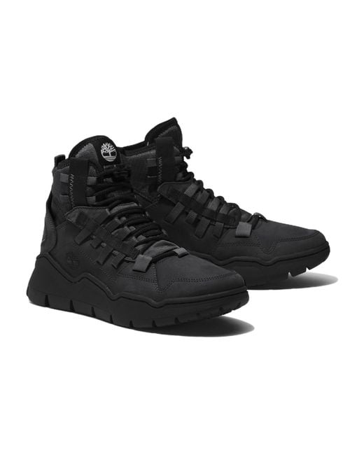 Timberland Black (Wmns) Earthkeepers By Rburn Timberloop Utility Boots Nubuck'