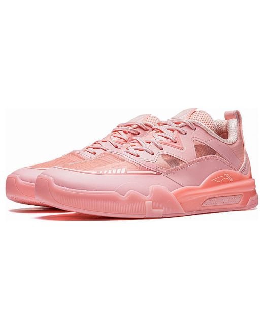 Li-ning Pink Ellington Skateboarding Shoes for men