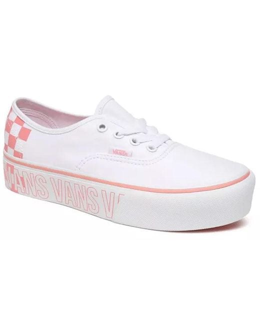 Vans White Authentic Platform 2.0 for men