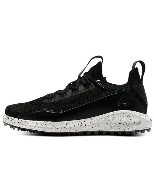 Under Armour Black Curry 8 Golf Spikeless for men