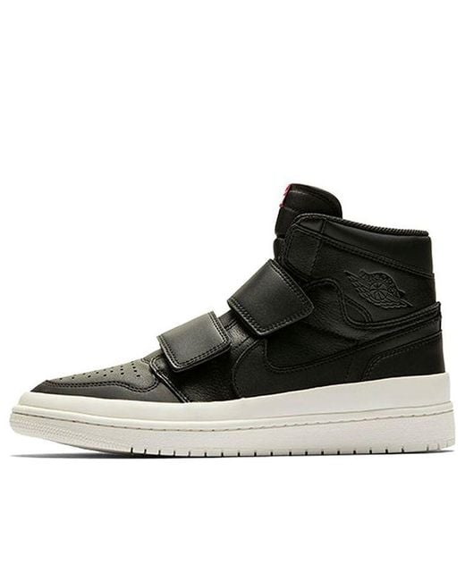 Nike Black Air Jordan 1 Retro High Double-strap Shoe for men