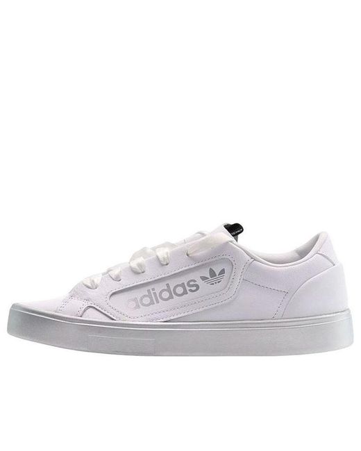 Adidas White (Wmns) Sleek Metallic'