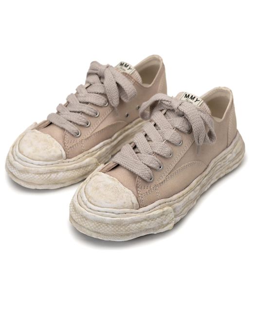 Maison Mihara Yasuhiro Brown Peterson23 Og Sole Over Dyed Canvas Low for men