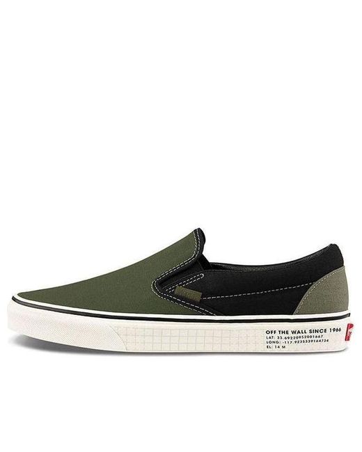 Vans Black Classic Slip-On '66 Supply for men