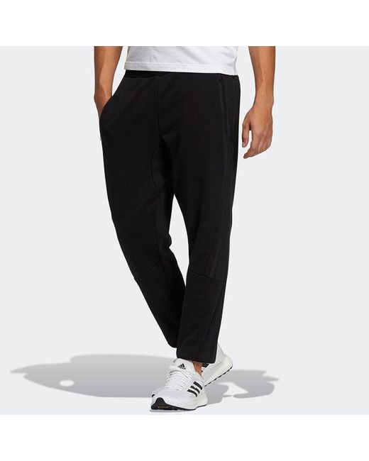 Adidas Black St Kn 3Sdg Pants for men