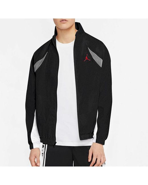Nike Blue Legacy Aj11 Stand Collar Casual Jacket for men