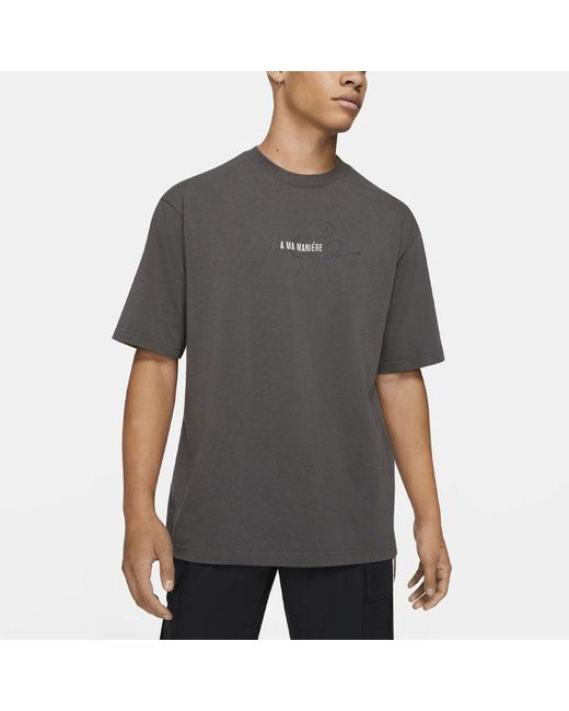 Nike Black X A Ma Maniere T-Shirt 'Fog Light Cream' for men