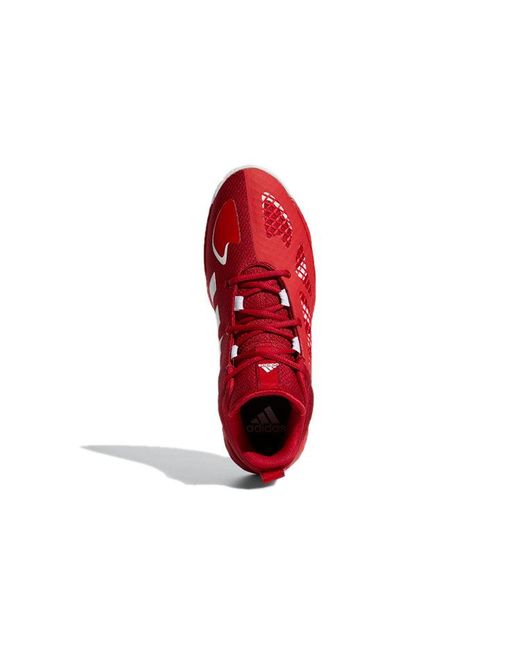 Adidas Red Pro N3Xt 2021 Basketball Shoes 'Scarlet' for men