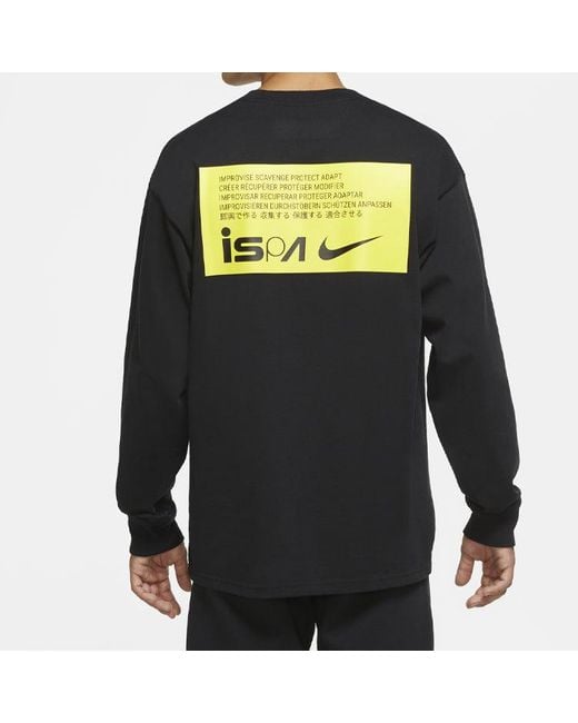Nike Ispa Long-Sleeve T-Shirt Opti' in Blue for Men | Lyst UK