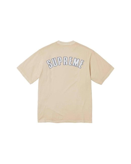Supreme Natural Cracked Arc S/S Top for men