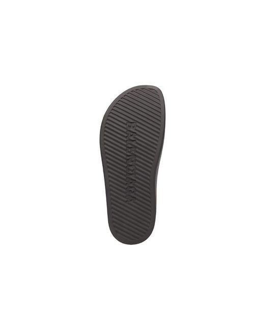 Balenciaga Brown Pool Closed Slide for men