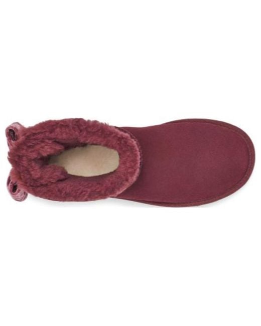Ugg Purple (Wmns) Mini Bailey Bow Boots 'Wild Grape'