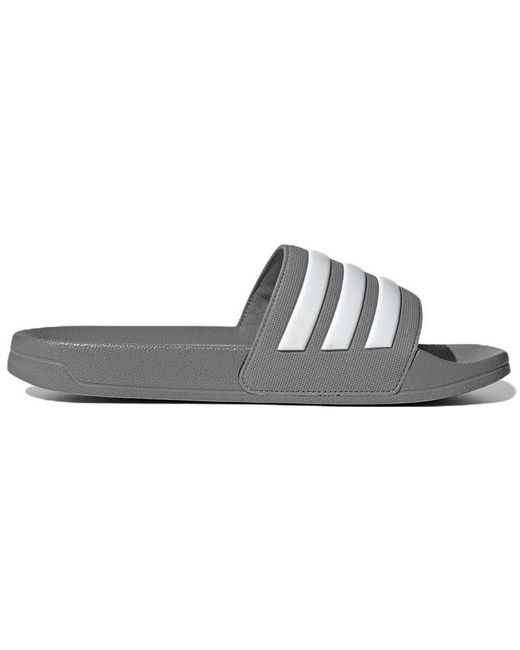 Adidas Gray Adilette Shower Slides Cozy Wear-Resistant Slippers for men
