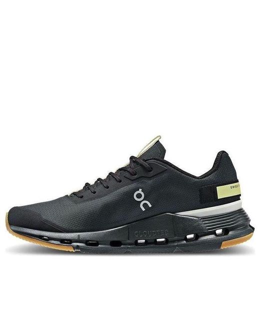 On Shoes Black Cloudnova Form Hay' for men