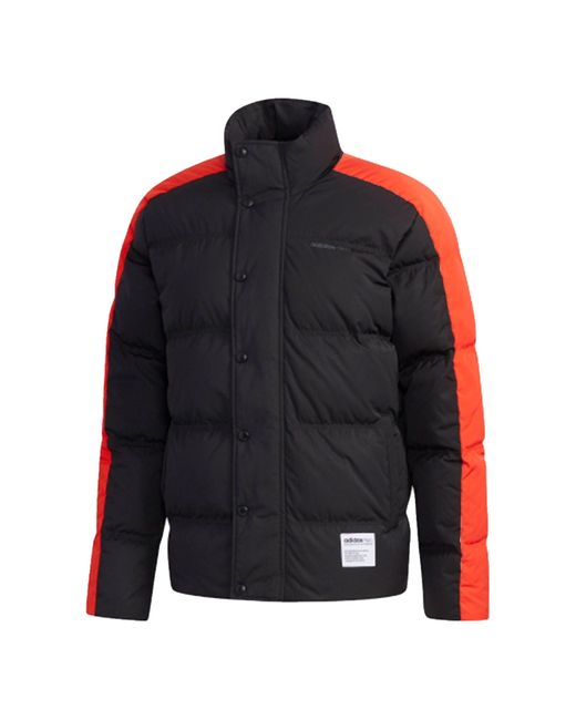 Adidas Blue Neo M Ut Puffer Back Large Logo Casual Down Jacket for men